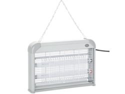 VPMKP - Lámpara UV mata insectos Outsunny eléctrica 20W interior exterior gris