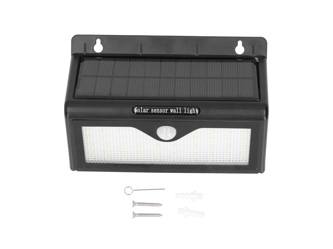 Lámpara Solar De Pared De 46 Led Con Sensor Infrarrojo, Resistente Al Agua (ip64), Para Uso En Jardín/calle.