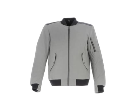 Chaqueta de Moto para Hombre HELSTONS (3XL - Plateado)