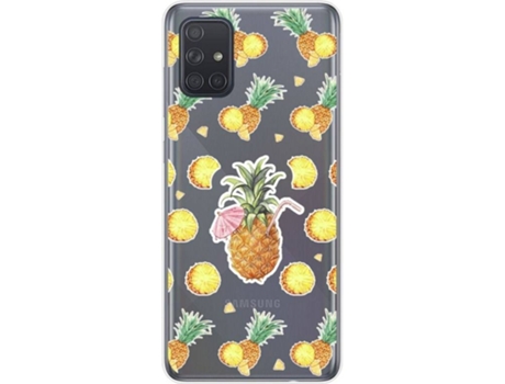 Carcasa Samsung Galaxy A71 TUMUNDOSMARTPHONE Dibujos Transparente Multicolor