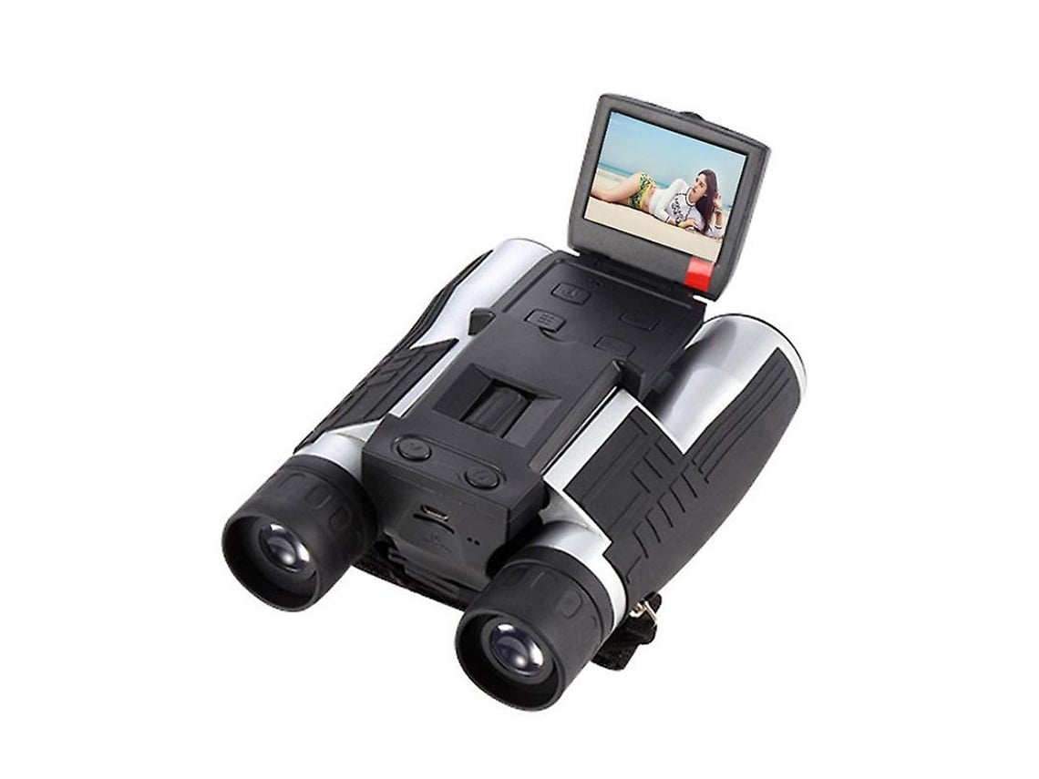 Binóculos Pretos Hd 1080p Câmera Digital Telescópio Binocular Usb Vídeo E Foto Recarregável Preto Facpoet