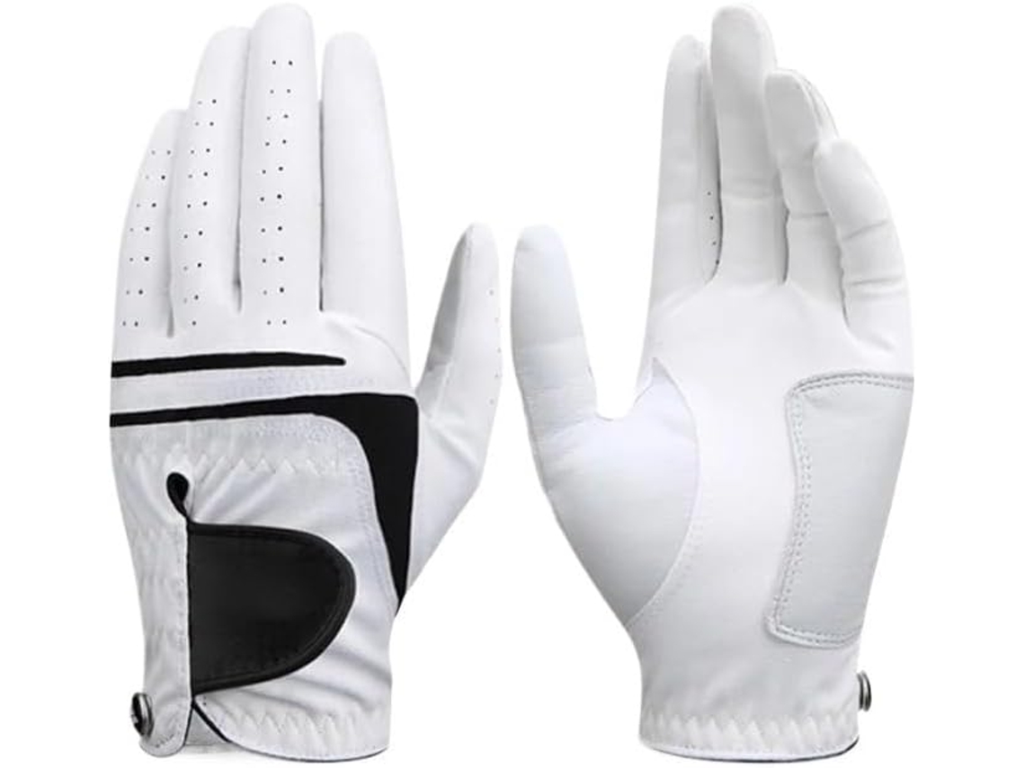 Guantes De Golf Cuero Para Hombre, Transpirables Y Antideslizantes, Entrenamiento Swing (mano Izquierda, 23)