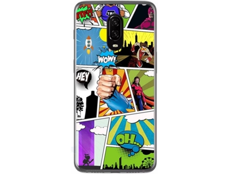 Carcasa OnePlus 6T TUMUNDOSMARTPHONE Comic Multicolor