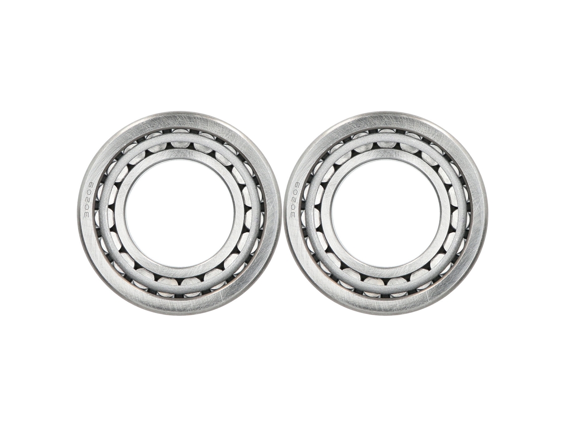 Conjunto de 2 rolamentos de rolos cônicos 32209 7509e para motor elétrico e engrenagem mecânica.