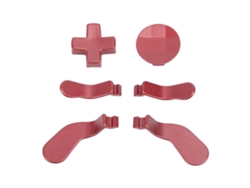 6 Peças De Páginas E D Pads De Metal Para Controle Sem Fio Elite Series 2 Red - Peças De Reposição