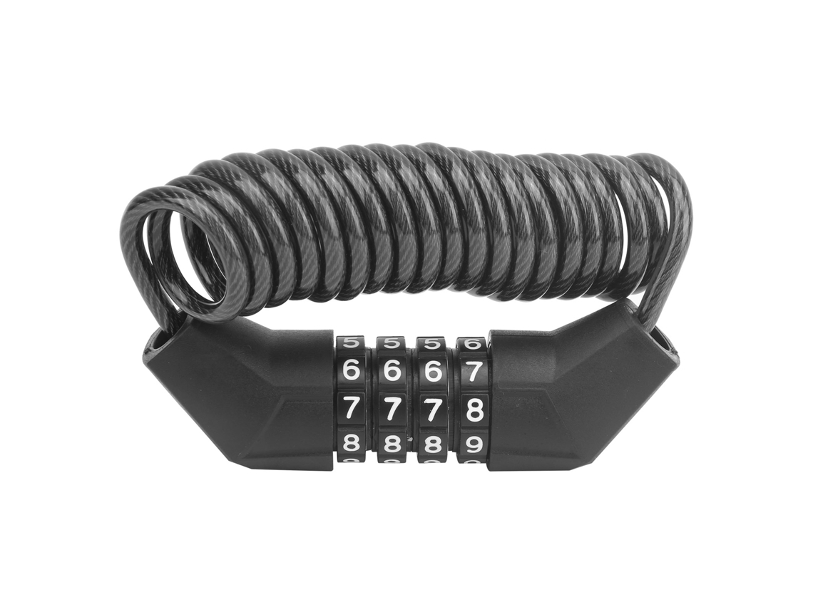 Candado antirrobo con combinación para casco, compatible con accesorios de motocicleta, bicicleta y ciclismo (sin marca).