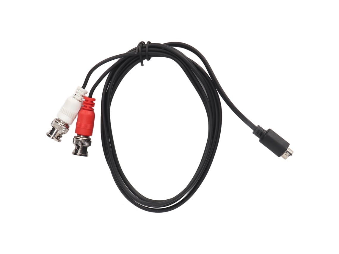 Cable Divisor En Y Mini Din De 4 Pines Macho A 2 Bnc Macho, 1,5 M, Para Captura Y Monitorización De Vídeo.