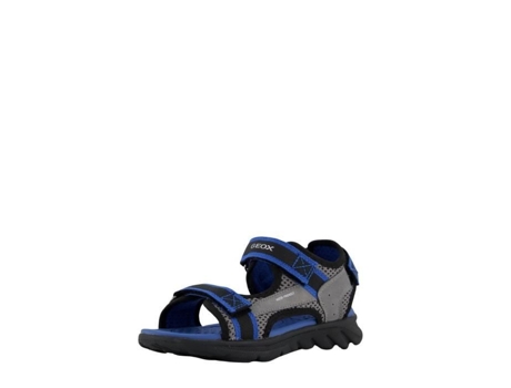 Sandalias de Hombre GEOX Infantis Airadyum Cinza Royal Scratch Acolchoadas Outro Gris (29)