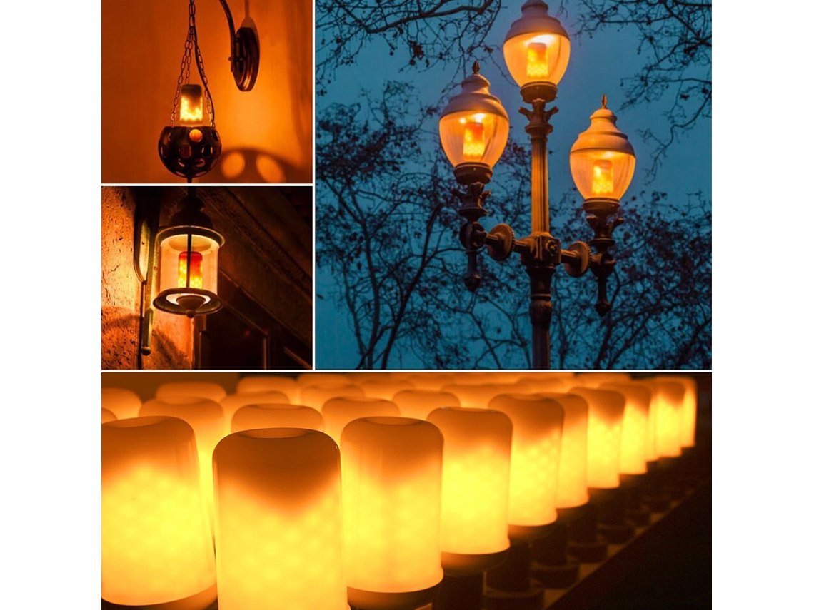2026-bombilla Led De Efecto Llama Parpadeante Smd2835 Lámpara Decorativa Creativa Para Fiesta Navidad Regalo De Cumpleaños