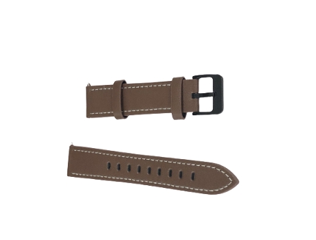 Correa de couro genuíno Marrón Garmin Vivoactive3 / Vivoactive 3 Music / Venu / Venu 2 Plus / Venu Sq Huami Amazfit GTS 2E / GTS 2 Mini / GTS 2 / P...