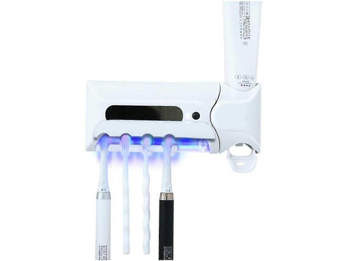 Esterilizador de cepillos de dientes con soporte y luz LED UV, recargable por energía solar. Nostalgia88