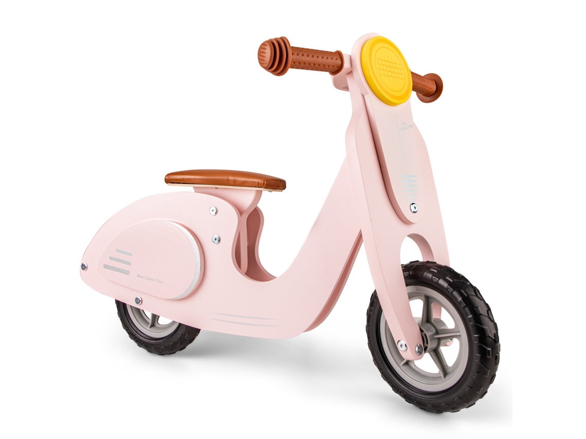 Bicicleta NEW CLASSIC TOYS (Madera - Rosa - 75 x 37,5 x 53,5 cm)