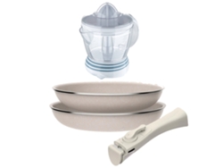 Sartenes Ø24ø28cm Inducción Clickcook Y Exprimidor 1.2 L
