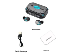 (b) Auriculares Estéreo Bluetooth M41, Pantalla Táctil, Altavoz Inalámbrico De Carga Magnética