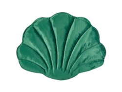 Cojín decorativo BELIANI Consolida de Terciopelo Verde 47x35x6