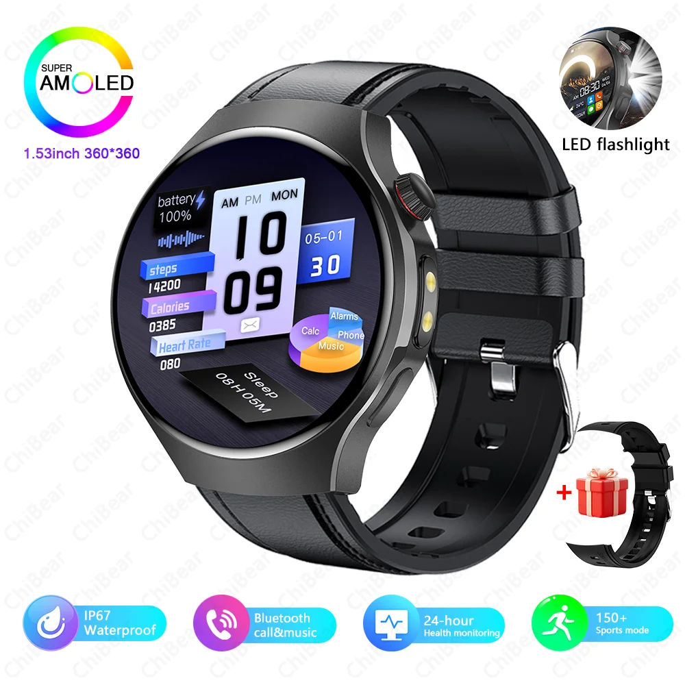 Reloj inteligente MDUG con pantalla deportiva de 1,32" y GPS.