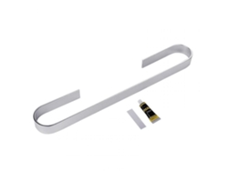Toallero autoadhesivo de aleación de aluminio para baño, 45 cm | Gusshious