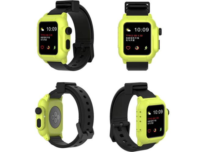 Carcasa WISETONY Apple Watch Series 2 y 3, 42 mm Verde