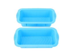 2 Moldes De Hielo Grande De Silicona Reutilizables Para Baño De Hielo Refrigerador Azul