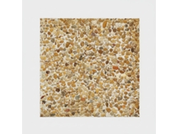 Terrazo De Canto Rodado Piedraviva Amarillo / Pack 15 Un (2.40 M2) / 40x40x4 Cm - Piedra Mediana - Fondo Blanco