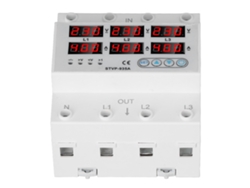 Omni-protector De Tensión Y Corriente Ajustable 3 Fases Con Pantalla Digital Recuperación Automática Ac220 380v 40a