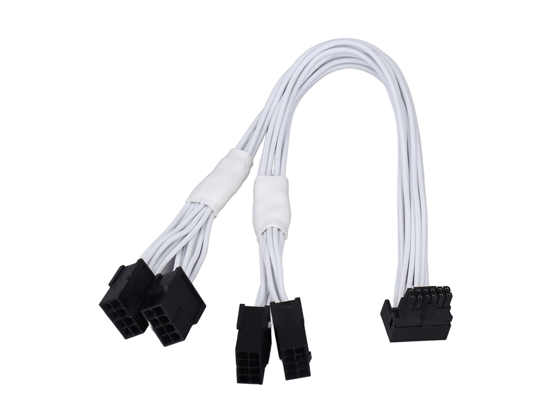 Cable De Extensión Pcie 5.0 De 12+4 Pines A 4x8 Pines Para Tarjetas De Video 3090ti, 4090 Y 4080 12vhpwr