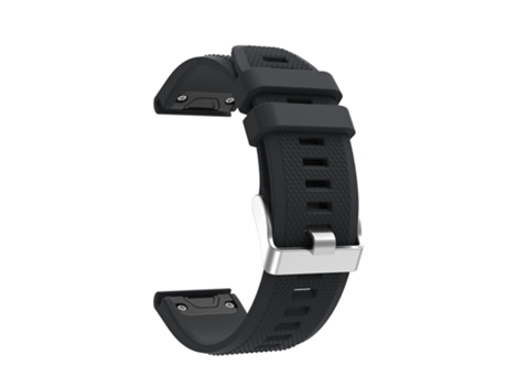 Correa de silicona para reloj inteligente Garmin Fenix 5 (negro)