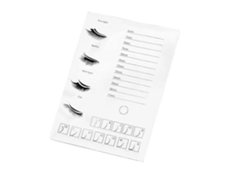 Bandeja para extensiones de pestañas, paleta para pestañas, aplicador de pestañas DIY, autoaplicación, 12 unidades Rosewell