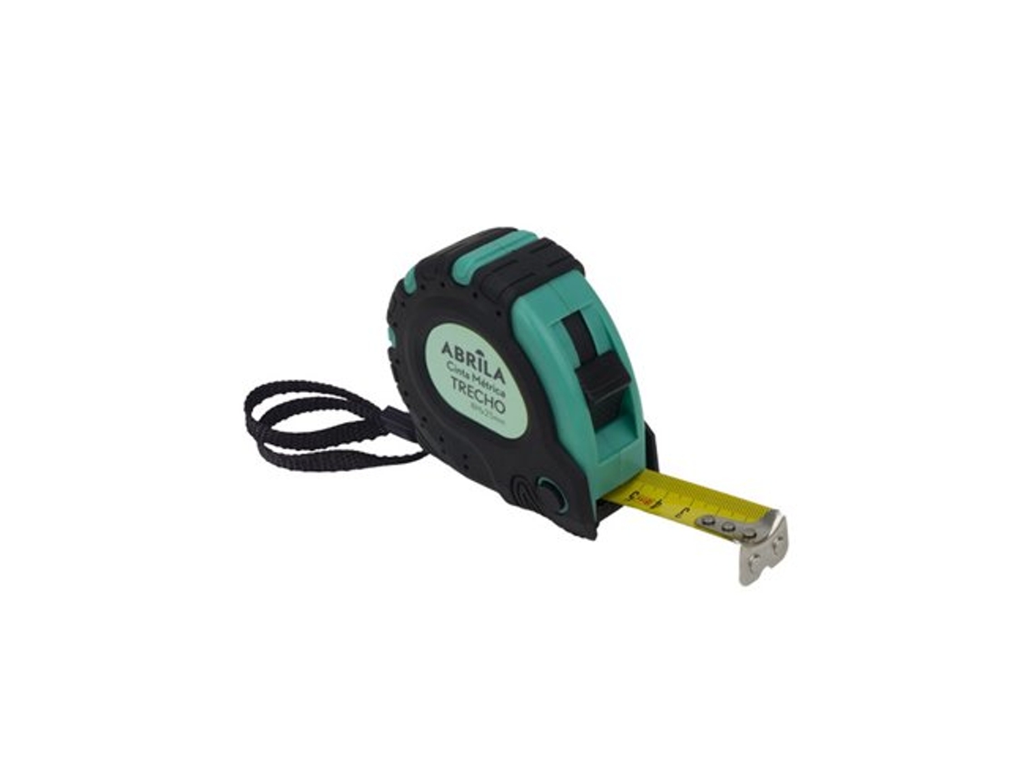 Cinta Metrica Trecho 8mx25mm Negro/verde Autobloqueo,enganche Magnetico,clip,antideslizane