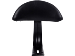 Respaldo Acolchado De Cuero Negro Para Asiento Trasero De Bicicleta Para Niños Y Niñas, Soporte Cómodo.