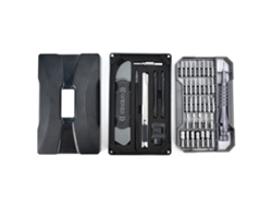 Kit de destornilladores de precisión de 69 piezas con puntas magnéticas JM-8173 para reparaciones electrónicas y juegos.