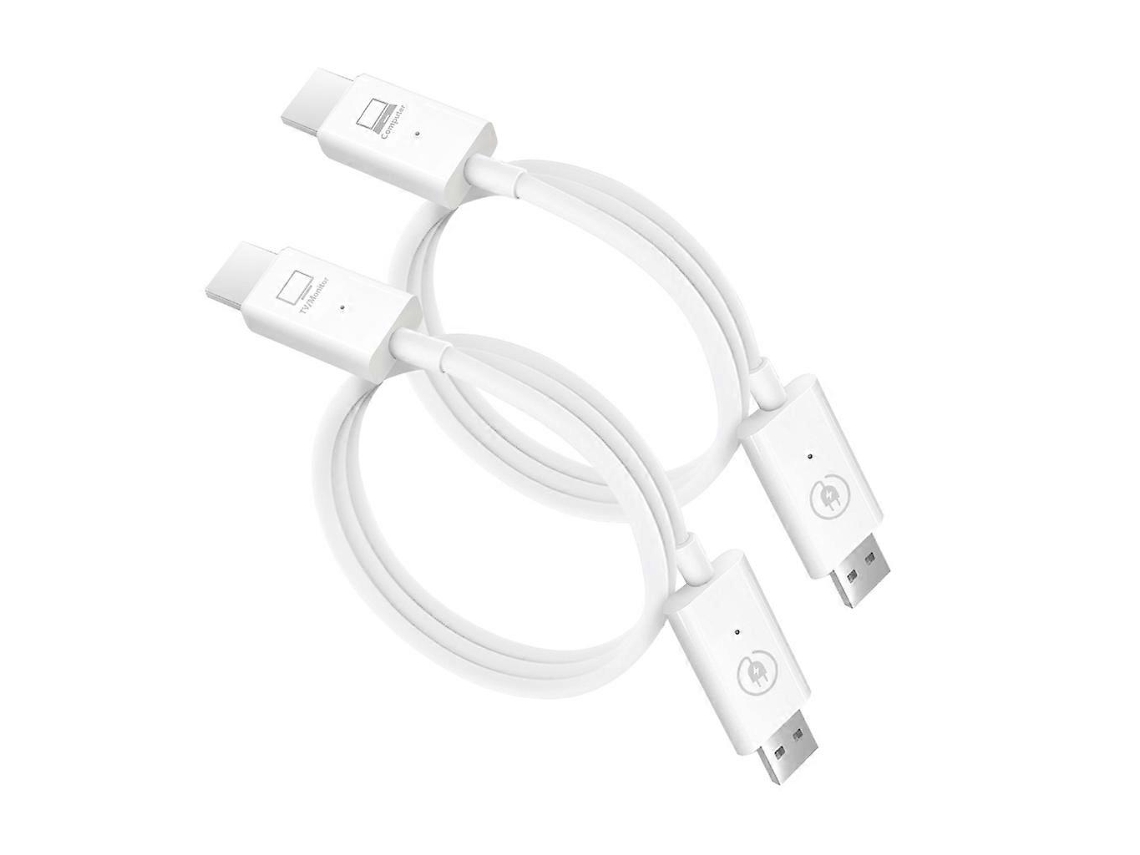 Transmisor y receptor inalámbrico portátil Rosewell compatible con HDMI con duplicación de pantalla