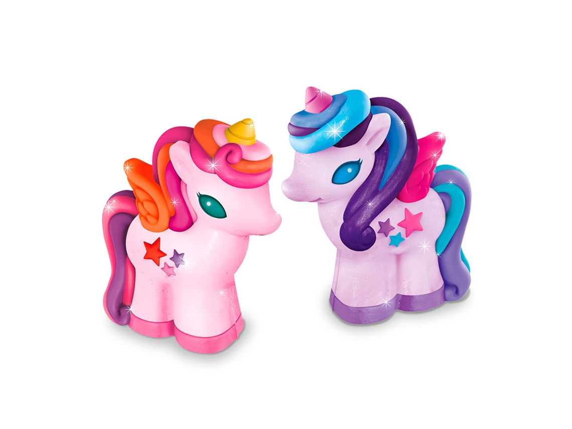 Kit de moldeo y pintura 3D - Unicornios con brillo 4M