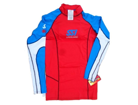 Cara Rash Guard Lifeguard Vermelho Xlssi