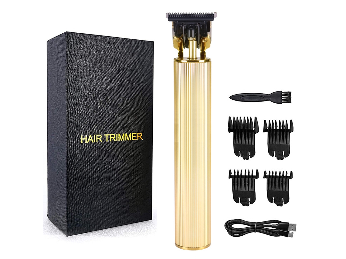 (rayas Verticales) Cortadora De Cabello Eléctrica T9 De Gran Venta, Punta De Goma, Cortadora De Cabello Eléctrica De 0 Cuchillas