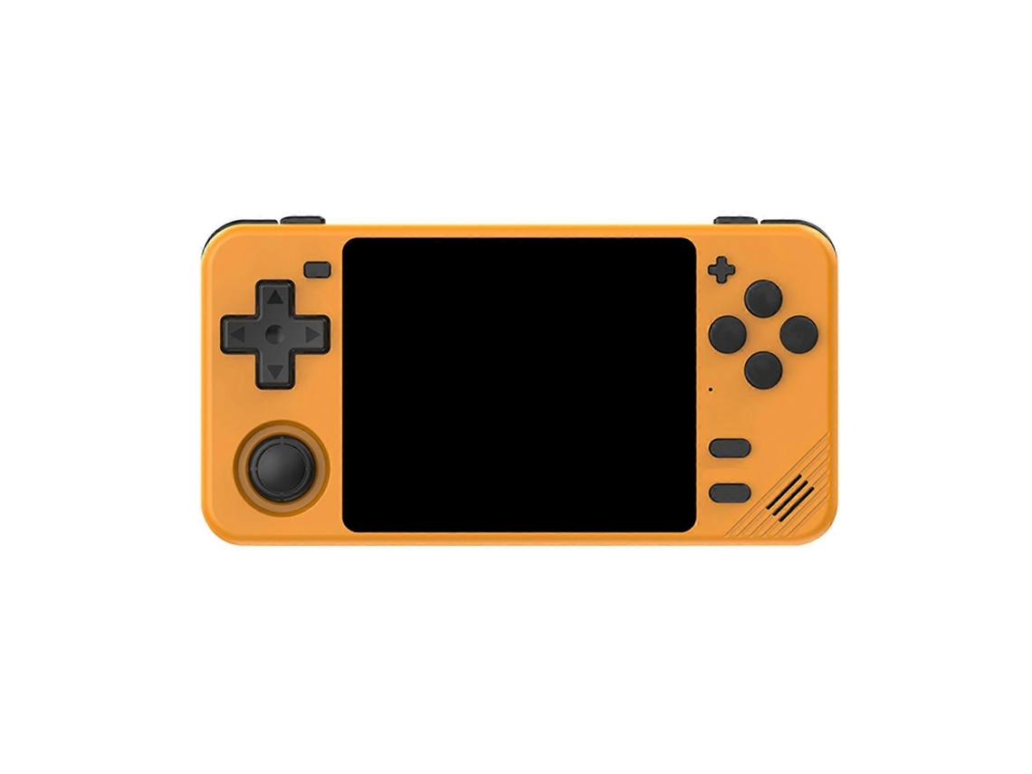 Consola De Videojuegos 64g / 128g Consola De Juegos Retro Portátil De Mano Con Joystick 3d 2800 Mah Batería De Regalo Para Niños Y Niñas Amarillo