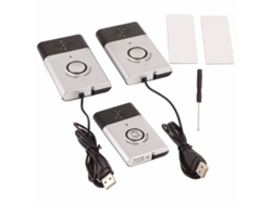 Sistema De Control De Acceso Y Timbre Intercomunicador Inalámbrico Con Voz Inteligente Interior/exterior Plata