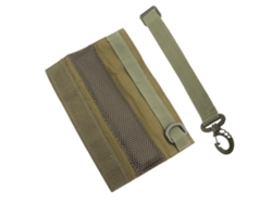 Estuche Universal Para Auriculares Molle Para Exteriores En Cuero Verde Militar Con Soporte Y Accesorios.