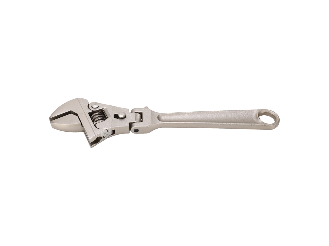 Llave inglesa plegable multifuncional ajustable con rodillo y trinquete de 10 pulgadas (sin marca)
