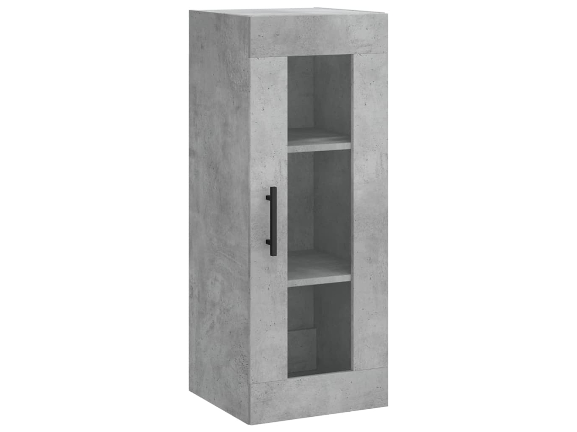 Armario De Pared VIDAXL Gris Madera contrachapada (34,5x34x90 cm)