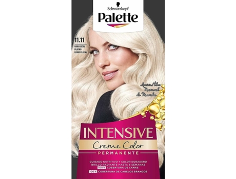 Tinte Permanente SCHWARZKOPF Intensive Rubio Platino Nº 11.11 (1 unidad)