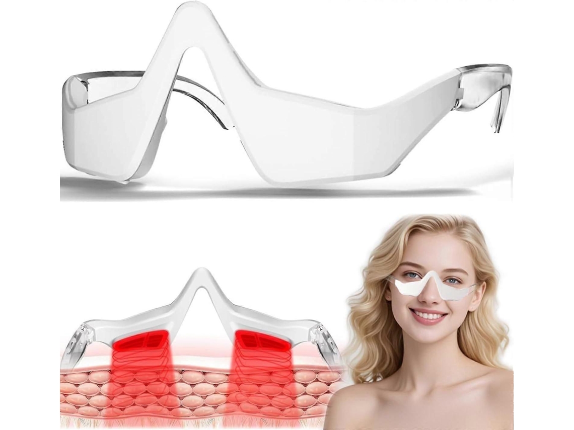 Dispositivo de fototerapia para la zona ocular, gafas de terapia de luz roja, masajeador ocular Microcor con 3 modos, máscara GOKOCO.