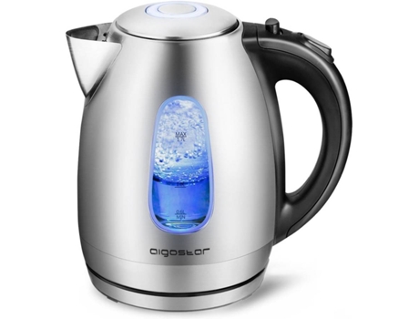 Hervidor Aigostar 300104cdz 1.7 2200 w libre de bpa led 17l agua 2200w queen. iluminación 17 litros acero inoxidable filtro antical sistema contra la