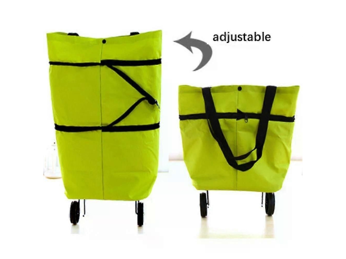 Bolsa de compras plegable, carrito con ruedas, organizador de verduras, portátil. GOKOCO