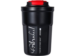 Jarrón térmico de 400 ml, antifugas, fácil de limpiar, base antideslizante, acero inoxidable 316, ideal para exteriores.