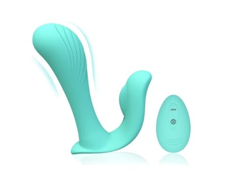 Vibrador para Estimulación del Clítoris Ponto gBragas Vibradoras Control Remoto con 10 Modos de Vibración BISBISOUS Azul
