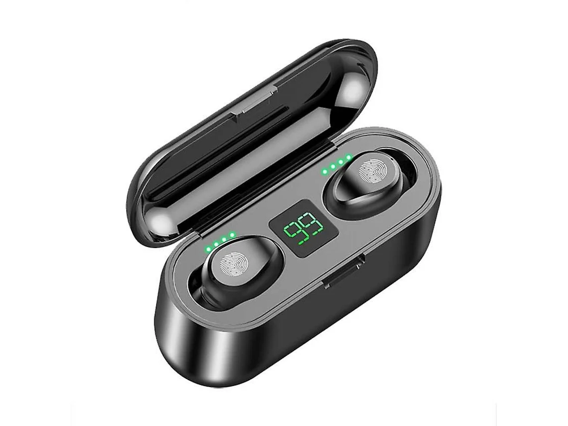 Auriculares Bluetooth True Wireless YDCY impermeables en la oreja inalámbricos con estuche de carga y micrófono