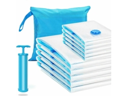 JILLIOPER Bolsas de almacenamiento al vacío con cierre hermético, bolsas ahorradoras de espacio para una organización óptima del armario, bolsas de compresión c
