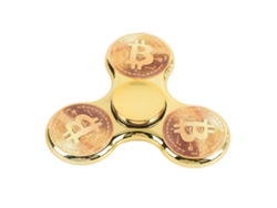 Spinner Giratorio De Abs Galvanizado Dorado De Alta Calidad, Juguete Sensorial Para Adultos Y Niños, Ideal Como Premio En El Aula.