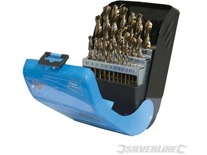 Conjunto de Brocas SILVERLINE 783089 - 25 piezas